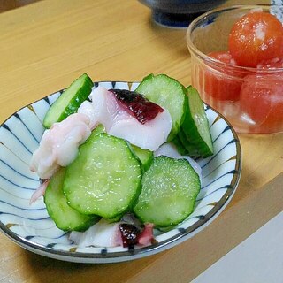 たこときゅうりの酢の物